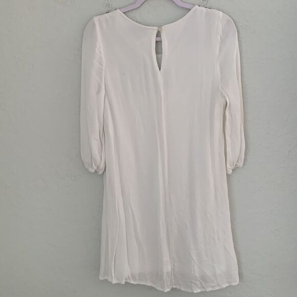 Bailey Blue Embroidered Mini Dress Size M - Picture 2 of 10